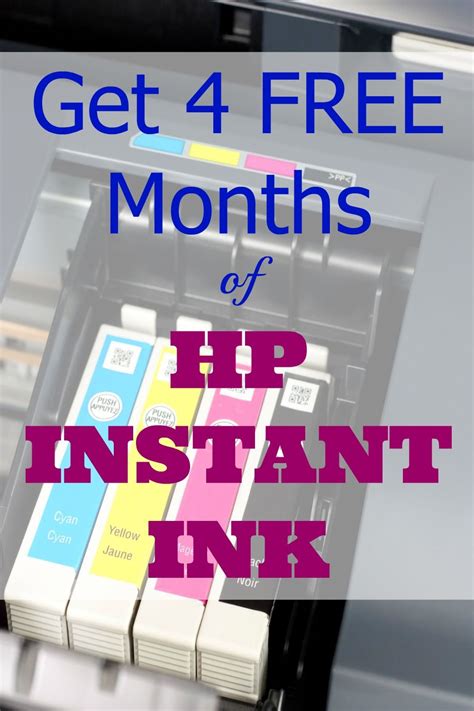 instant ink 4 month free trial|HP Instant Ink Free Trial .